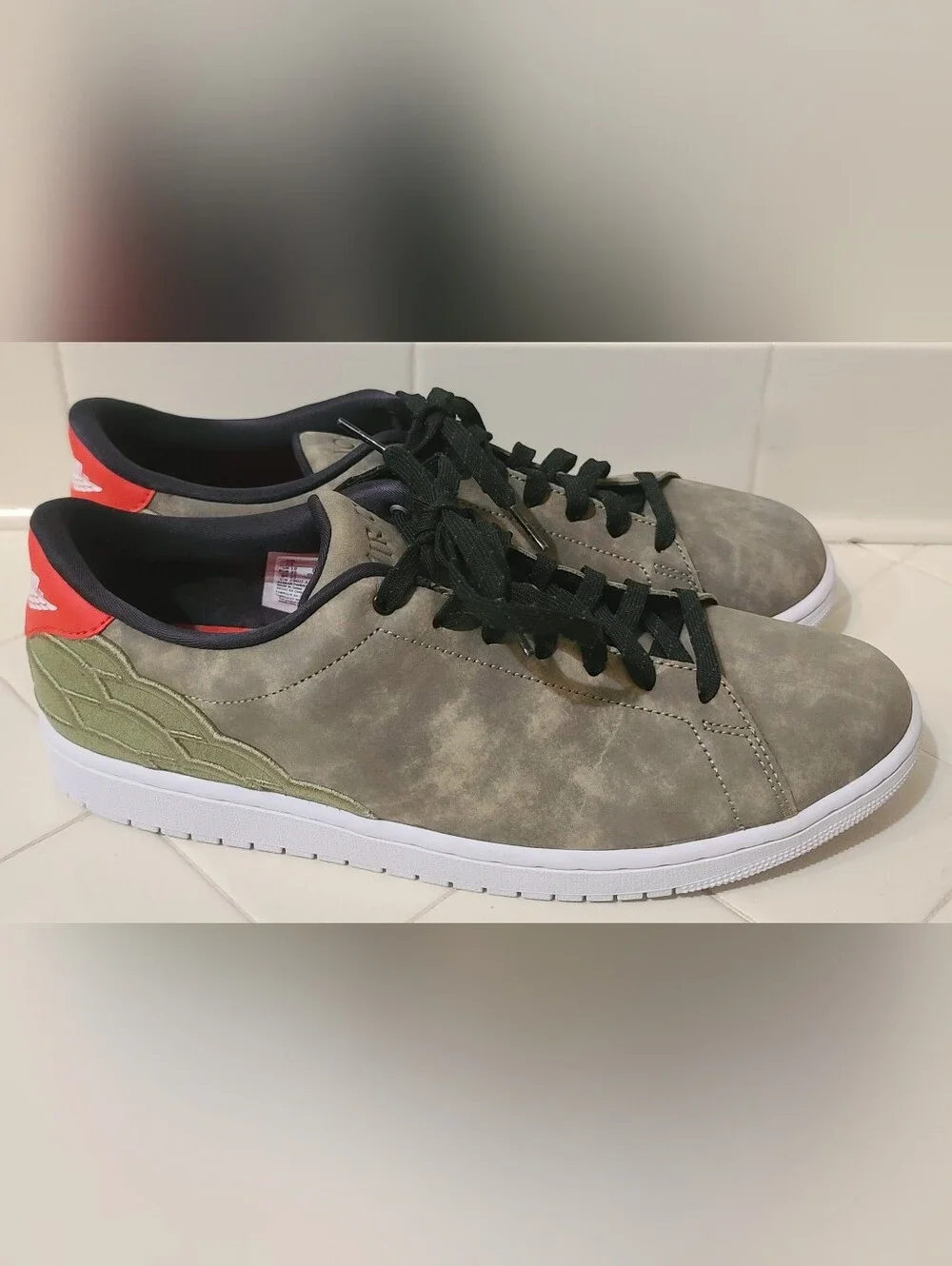 Jordan 1 Centre Court Oil Green Men's Size 11